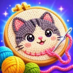 Wool Jam: Yarn Loop Puzzle 아이콘